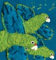 Parrots over Puerto Rico