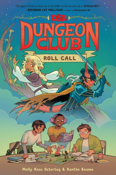 book cover D&D Dungeon Club Roll Call by Molly Knox Ostertag & Xanthe Bouma