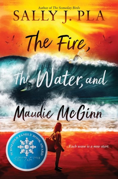 book cover The Fire, the Water, and Maudie McGinn by Sally J. Pla