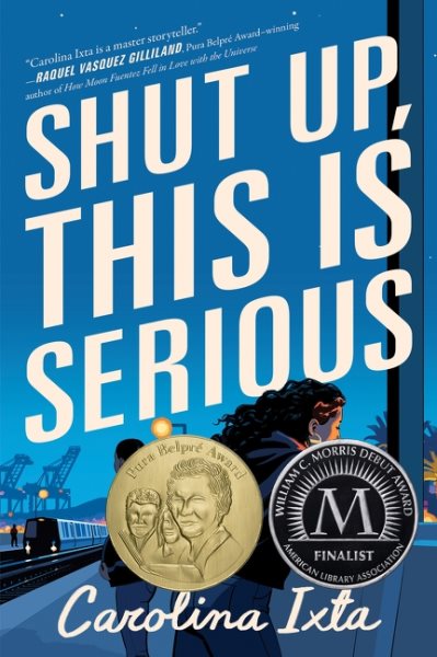 book cover Shut Up, This is Serious by Carolina Ixta