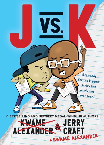 book cover J vs. K by Kwame Alexander and Jerry Craft
