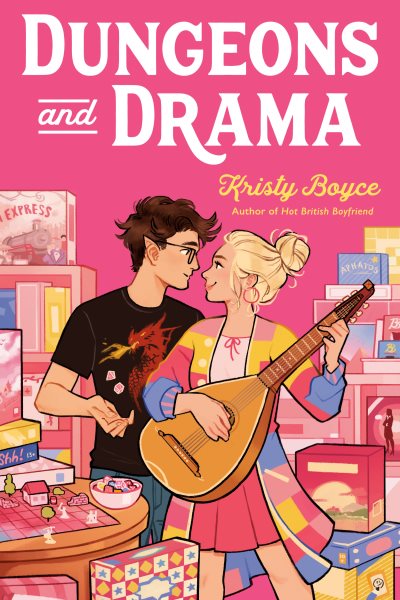 book cover Dungeons and Drama by Kristy Boyce