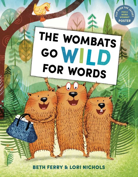 book cover The Wombats Go Wild for Words by Beth Ferry and Lori Nichols