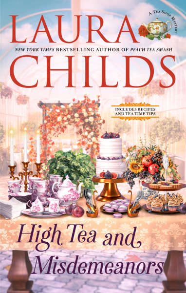 book cover HIgh Tea and Misdemeanors by Laura Childs