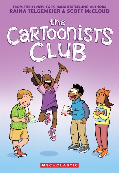book cover The Cartoonists Club by Raina Telgemeier 