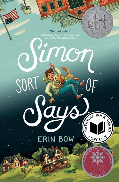book cover Simon Sort of Says by Erin Bow
