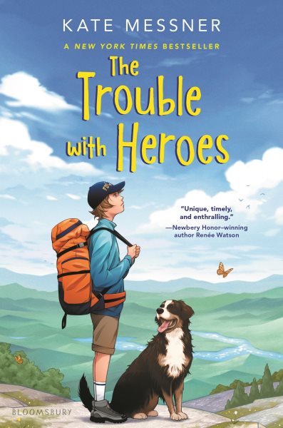 book cover The Trouble with Heroes by Kate Messner
