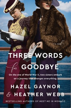 Cover image for Three Words for Goodbye