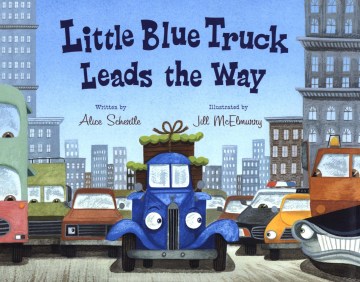 Cover image for Little Blue Truck Leads the Way