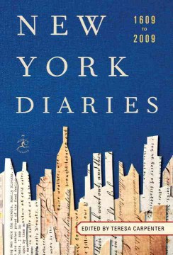 Cover of New York Diaries, 1609 to 2009