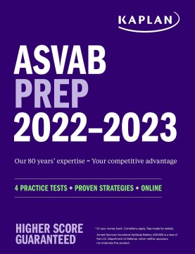 Cover of ASVAB prep 2022-2023