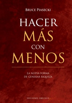 Cover of Hacer más con menos