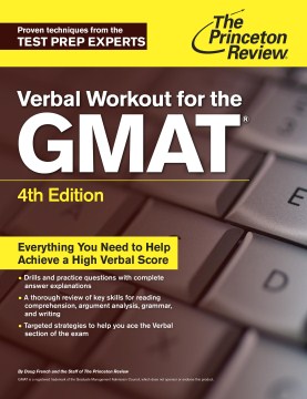  Verbal Workout for the Gmat