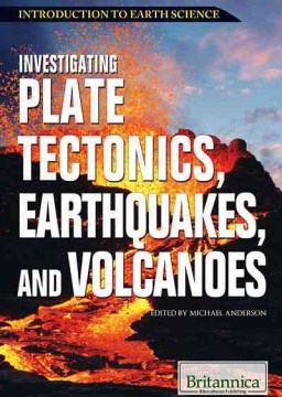 Investigación de la tectónica de placas, terremotos y volcanes, portada del libro